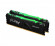 16GB DDR4-2666MHz Kingston FURY Beast RGB (Kit of 2x8GB) (KF426C16BBAK2/16), CL16-18-18, 1.2V,Black
