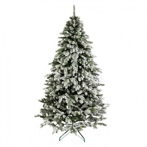 Новогодняя елка, GLOBAL CHRISTMAS, 2.10м, ПE, Заснеженная
