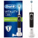 Электрическая зубная щетка BRAUN Vitality 100 Cross Action, Белый | Черный