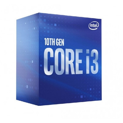 Процессор Intel Core i3-10105, Socket LGA1200, 4x Ядра, Intel UHD 630, Кулер | Tray