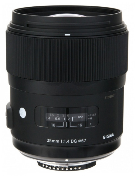 Prime Lens Sigma AF 35 мм f/1.4 DG HSM ART F/Sony-A
