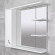Шкаф-зеркало для ванной Bayro Premium 1000x750 левый белое