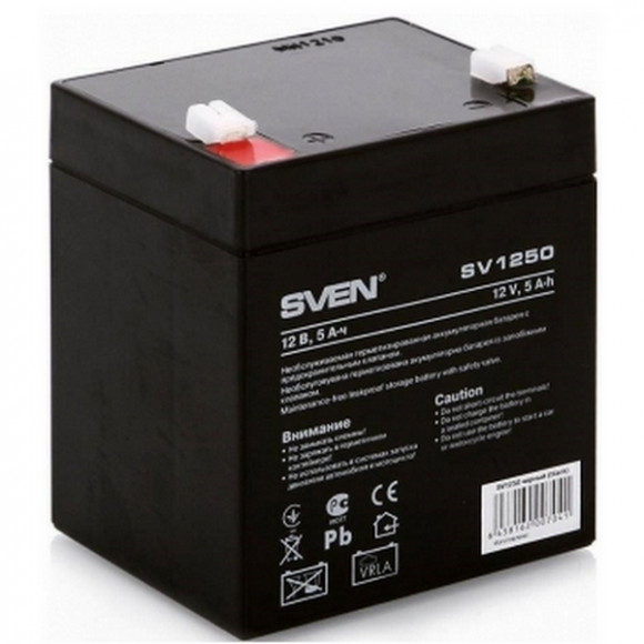 Аккумулятор для резервного питания SVEN SV-0222005, 12В 5