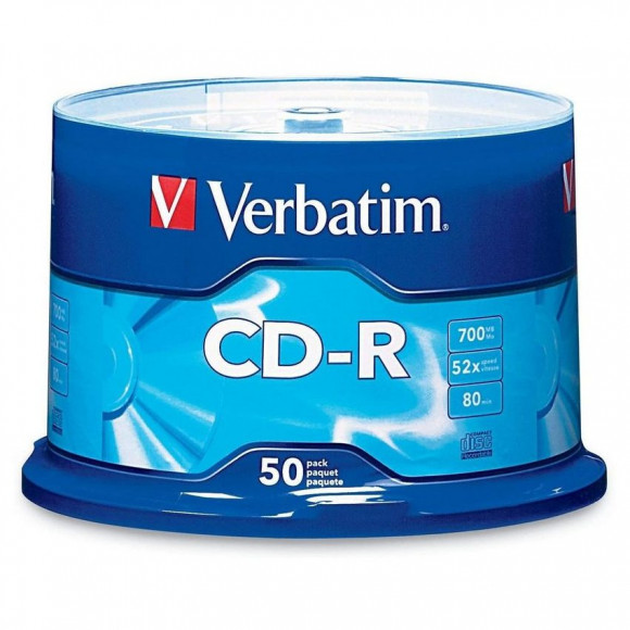 CD-R 50*Spindle, Verbatim, 700MB, 52x, Protectie suplimentara