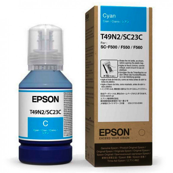 Recipient de cerneală Epson T49N, C13T49N200, Cyan