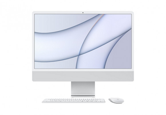 Apple iMac A2438, M1 cu procesor cu 8 nuclee și GPU cu 8 nuclee, 16 GB/512 GB, Mac OS Big Sur, argintiu