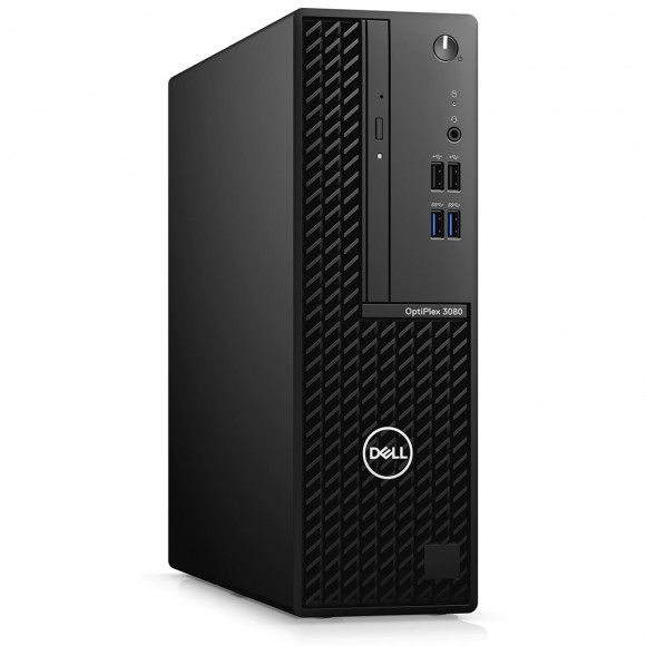 Dell Optiplex 3080 SFF negru (Core i3-10105 3,7-4,4 GHz, 8 GB RAM, 256 GB SSD, DVD-RW, Ubuntu)