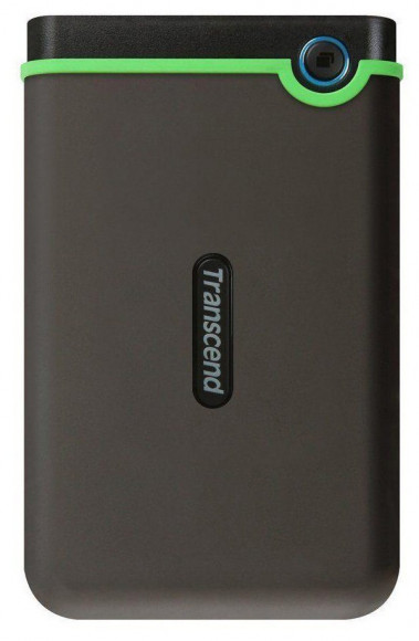 Disc dur extern portabil Transcend StoreJet 25M3S, 1 TB, gri fier (TS1TSJ25M3S)