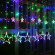 Световая инсталляция завеса, GS, 138 лампочек LED, 3м, Pазноцветный, 1м, 220 B, Внутри, 8 световых режимов