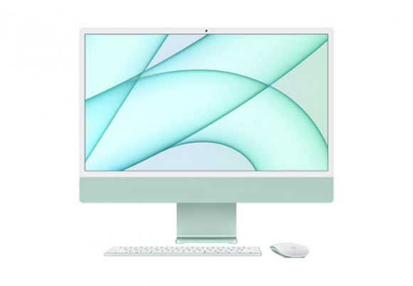 Apple iMac A2438, M1 cu procesor cu 8 nuclee și GPU cu 8 nuclee, 16 GB/512 GB, macOS Big Sur, verde