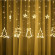 Световая инсталляция завеса с фигурками, 138 лампочек LED, 3м, Теплый Белый, 1м, 220 B, Внутри, 8 световых режимов