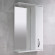 Шкаф-зеркало для ванной Bayro Allure 550x750 правый белое