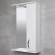 Шкаф-зеркало для ванной Bayro Allure 550x750 правый белое