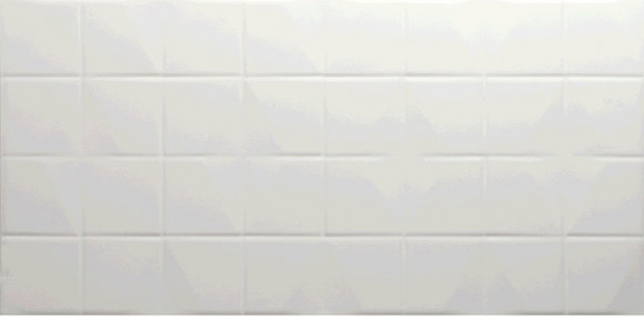 Gresie bucatarie Pamesa Crest Relief Snow 303x605 alb satinat reliefat /7