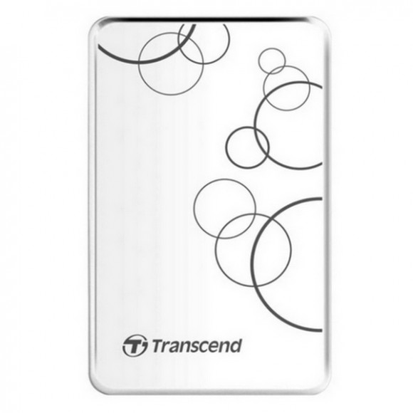 Disc dur extern portabil Transcend StoreJet 25A3, 2 TB, alb (TS2TSJ25A3W)