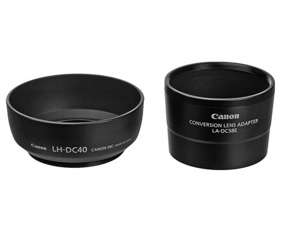 Set adaptor obiectiv/parasol LAH-DC20 pentru Canon PS S5, S3, S2 iS