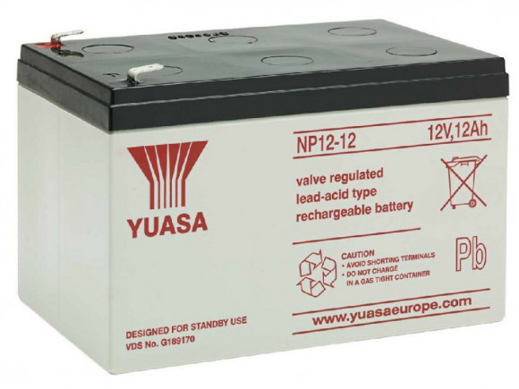 Baterie de rezervă Yuasa NP12-12-TW, 12V 12
