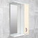 Шкаф-зеркало для ванной Bayro Allure 540x833 правый беж
