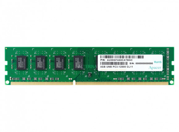 .8GB DDR3- 1600MHz Apacer PC12800, CL11, 1.5V