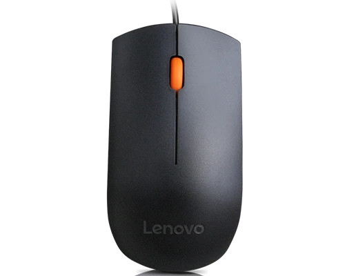 Mouse Lenovo 300 USB, negru