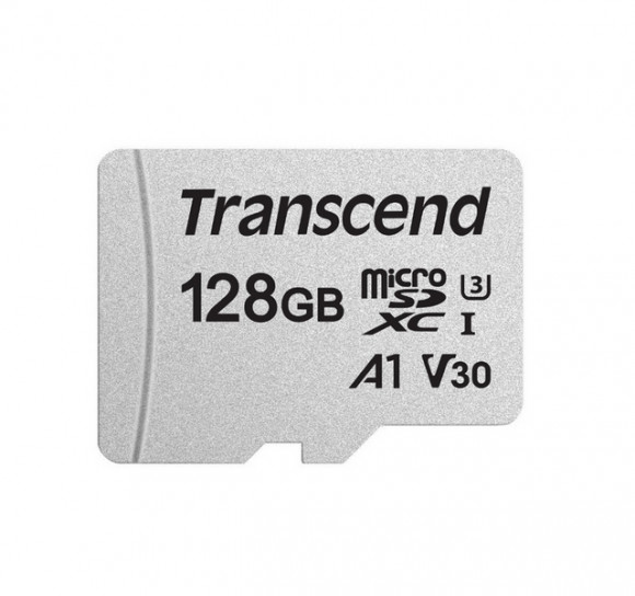 Карта памяти Transcend MicroSDXC Class 10, 128Гб (TS128GUSD300S)