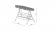 Кресло-кровать-качалка SANTORINI maro 200x125x164