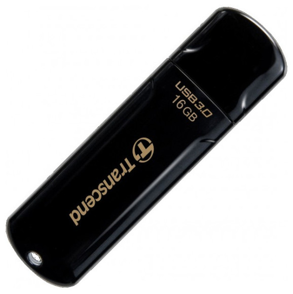 USB Flash накопитель Transcend JetFlash 700, 16Гб, Чёрный