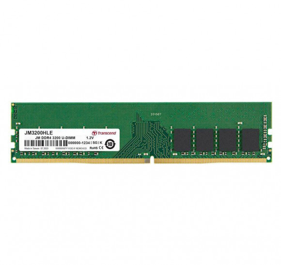 32 GB DDR4- 3200 MHz Transcend PC25600, CL22, 288 pini DI mm 1,2 V