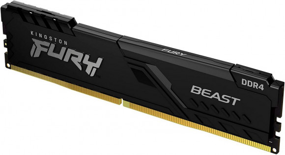 .8GB DDR4-2666MHz Kingston FURY Beast (KF426C16BB/8), CL16-18-18, 1.2V, Intel XMP 2.0, negru