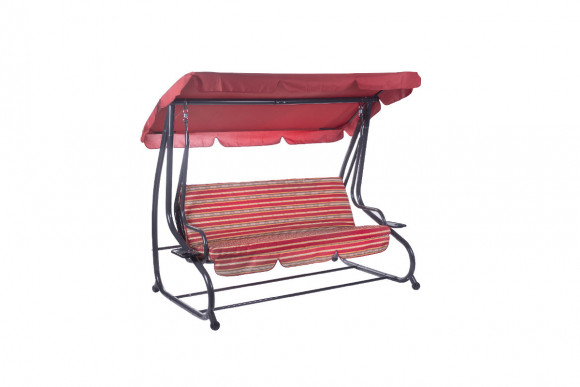 Кресло-кровать-качалка SANTORINI красный 200x125x164