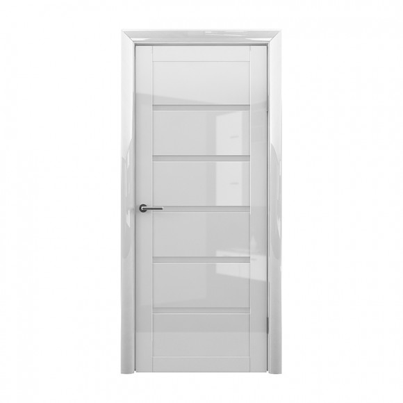 Дверь Vena White глянец со стеклом