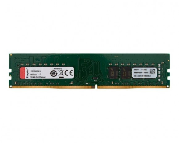 16 GB DDR4- 3200 MHz Kingston ValueRAM, PC25600, CL22, 288 pini DI mm 1,2 V