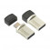 USB Flash накопитель Transcend JetFlash 890, 64Гб, Серебристый/Черный