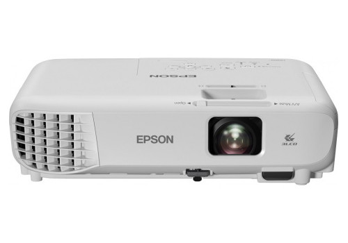 Projector Epson EB-W06, LCD, WXGA, 3700Lum, 16000:1, 1.2x Zoom, USB-Display, White