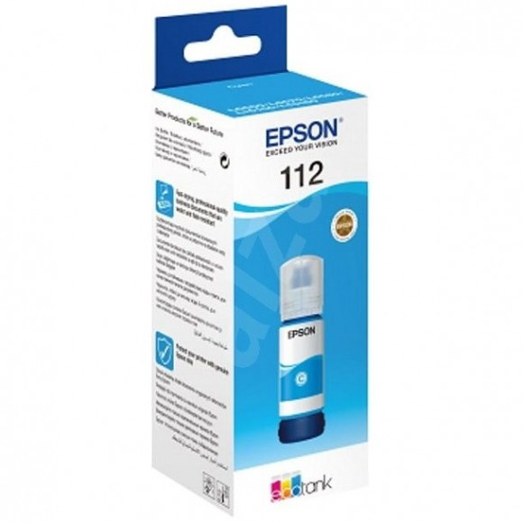 Rezervor de cerneală Epson 112 EcoTank, C13T06C24A, Cyan
