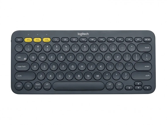 Клавиатура Logitech K380, Беспроводное, Чёрный