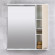 Шкаф-зеркало для ванной Bayro Rivera 750x833 правый беж