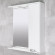 Шкаф-зеркало для ванной Bayro Rivera 750x750 правый белое