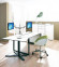 Table/desk stand for 2 monitors Reflecta FLEXO Desk 23-1010D 12-23, 75x75,100x100, 8kg/bracket.