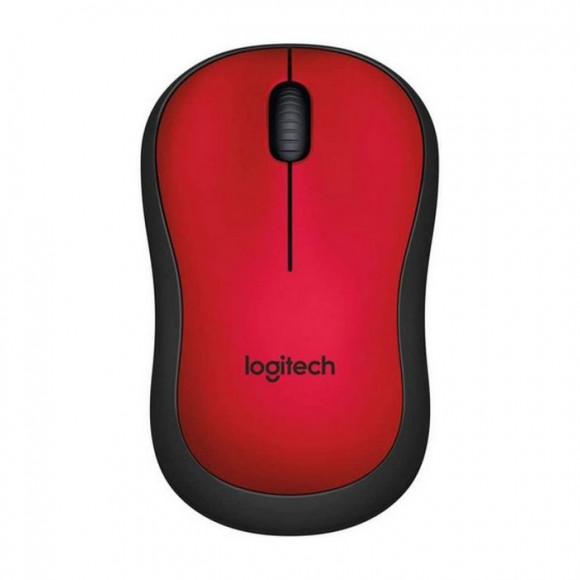 Mouse fără fir Logitech M220, roșu