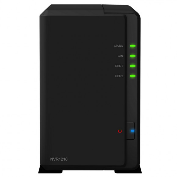 SYNOLOGY NVR1218, 2-bay, 2-core 1Ghz, 1Gb DDR3, 1x1GbE, 1xHDMI, +5 Bay with expansion