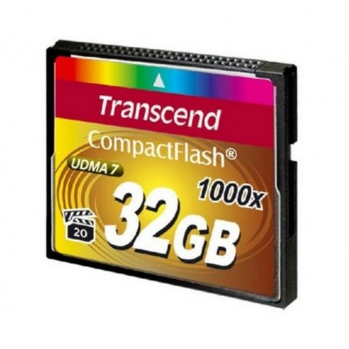 Card de memorie Transcend CompactFlash 1000 de 32 GB (TS32GCF1000)