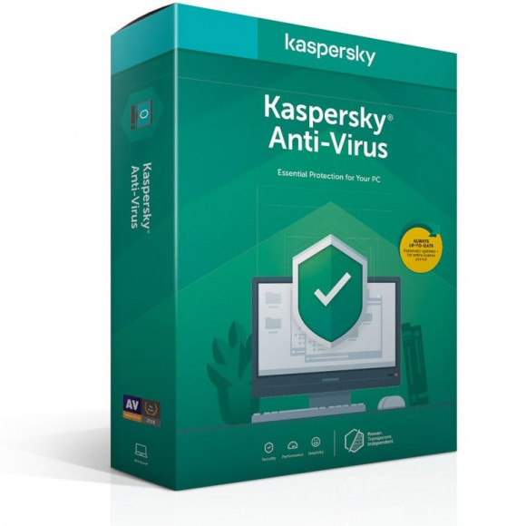 Kaspersky Anti-Virus BOX 2 Dt 1 Year Base