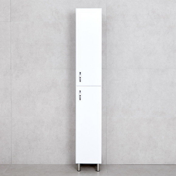 Шкаф-пенал для ванной напольный Bayro Verso 300x1900 универсальный белый