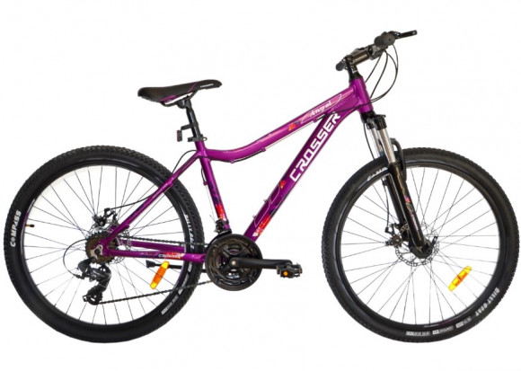 Велосипед Crosser Angel 26 (Black/Violet)
