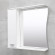 Шкаф-зеркало для ванной Bayro Interio 860x750 левый белое