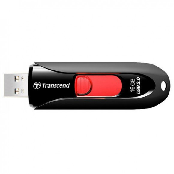 USB Flash накопитель Transcend JetFlash 590, 16Гб, Чёрный
