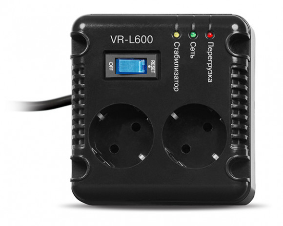 Стабилизатор напряжения SVEN VR-L600, 600VA