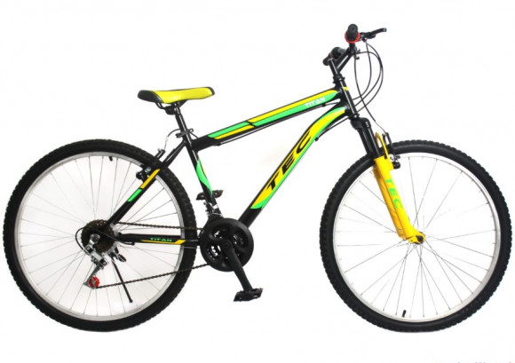 Велосипед Belderia Tec Titan 26 (Black/Yellow)