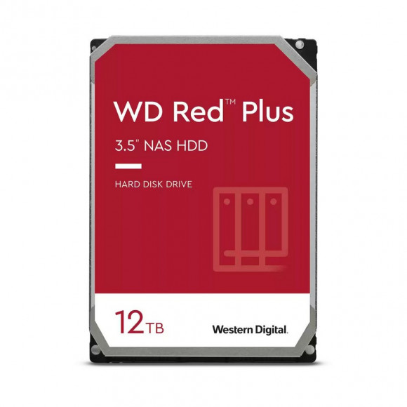 3.5 HDD 12.0TB-SATA-256MB Western Digital Red Plus NAS (WD120EFBX)